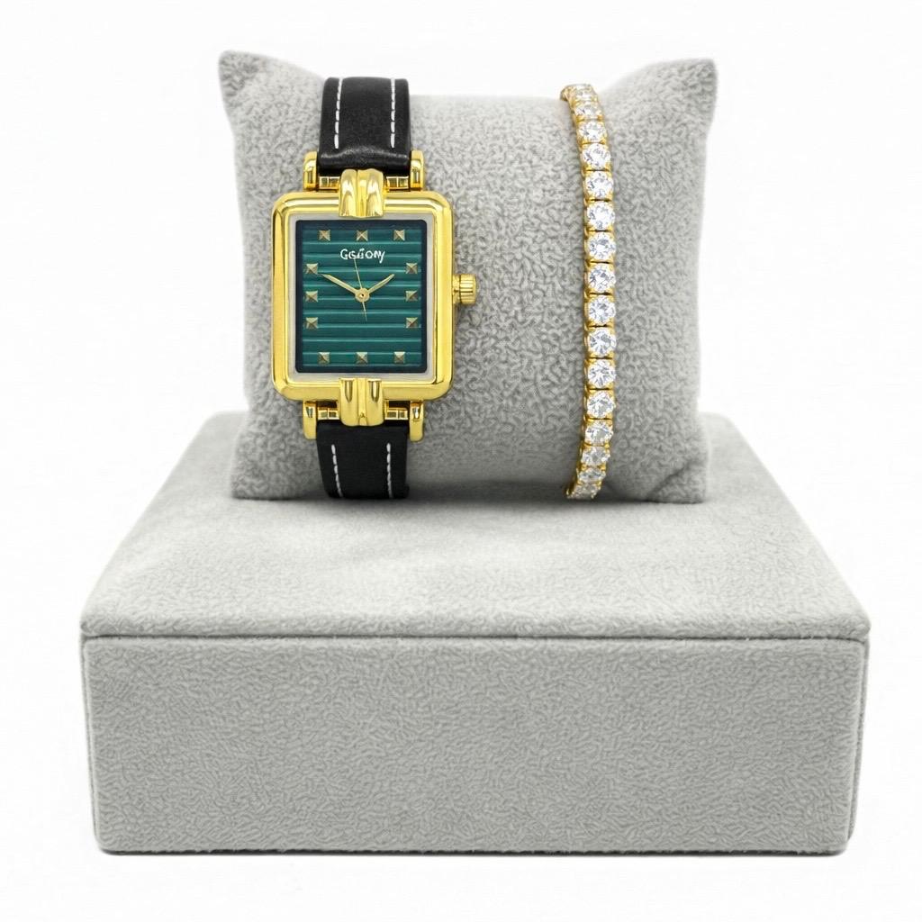 Watch&bracelets (4 colors)